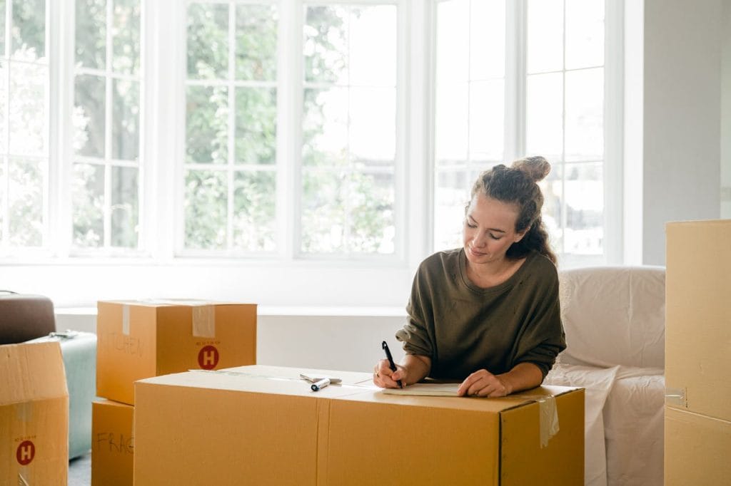 cardboard boxes